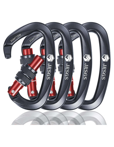 Carabineras de Escalada JRSGS SGM7104B 25kN 4Pcs
