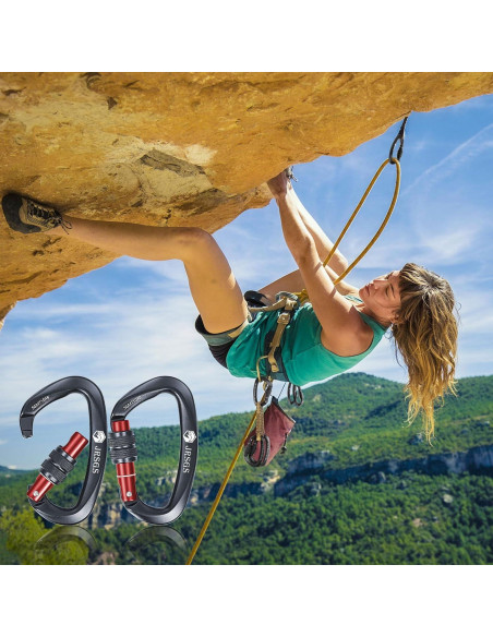 Carabineras de Escalada JRSGS SGM7104B 25kN 4Pcs