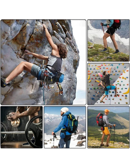 Bolsa de Magnesio YERGOFE Ajustable con Bola Reutilizable