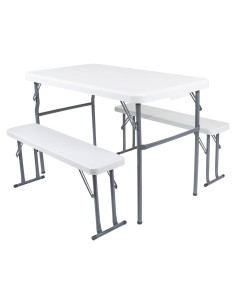 Mesa de Campamento Stansport 616-100 con Bancos Ocultos