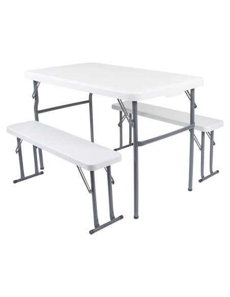 Mesa de Campamento Stansport 616-100 con Bancos Ocultos