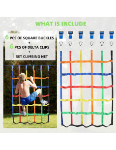 Red de Carga para Escalada Gentle Booms 116x135 cm Niños 2