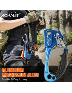 Ascensor de Mano AOKWIT Aluminio Ergonómico Escalada 19cm 2