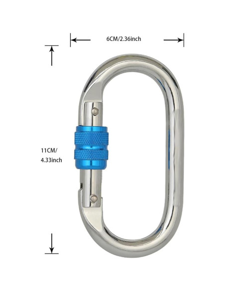 Carabina de Escalada BYANG WBK1019 Bloqueo Automático 2540 kg