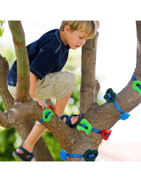 Agarraderas de Escalada XBEN + 6 Correas + Kit Ninja
