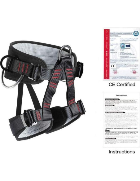 Cinturón de Escalada HandAcc Profesional 0.91 kg 300KG