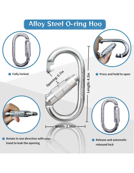 Cuerda Retráctil de Seguridad UIANSP 1,83m Gancho Grande Cuerda Retráctil de Seguridad UIANSP 1,83m Gancho Grande