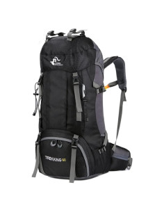 Mochila de senderismo Bseash 60L impermeable con cubierta