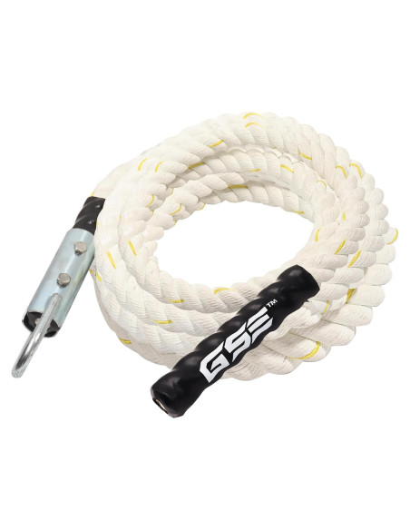 Cuerda de Escalada GSE 4,57 m de Poliester para Ejercicio
