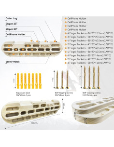 Hangboard TWO STONES para Escalada y Entrenamiento de Fuerza 2