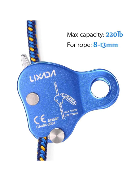 Dispositivo de Aseguramiento Lixada para Escalada 8-13mm