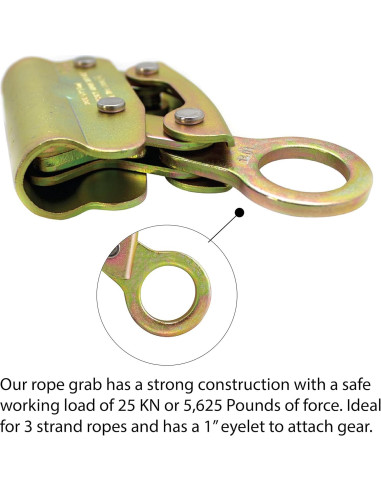 Agarre de Cuerda Doble Fusion Climb FP-7103-GLD 25kN