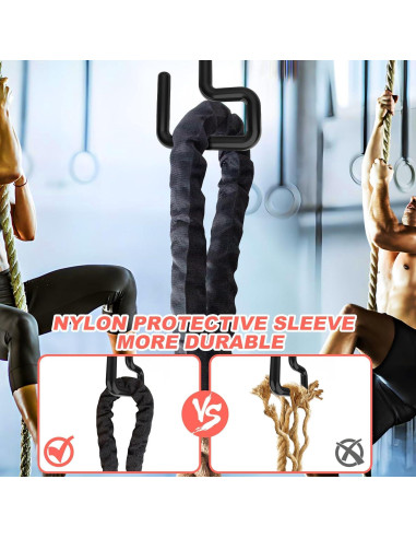 Cuerda de Escalada Brobantle 7.62m 1.5" Yute Antideslizante