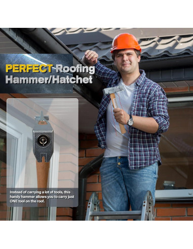 Hacha de Tejado Magnética Kathleno CTC con Imán y Cuchillo