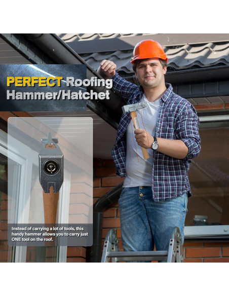 Hacha de Tejado Magnética Kathleno CTC con Imán y Cuchillo