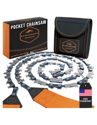 Sierra de bolsillo CAMPNDOOR 91 cm 48 dientes para camping