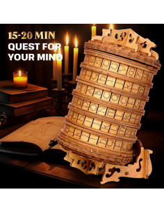 Cryptex ESC WELT - Caja de Regalo Secreta de Madera 2