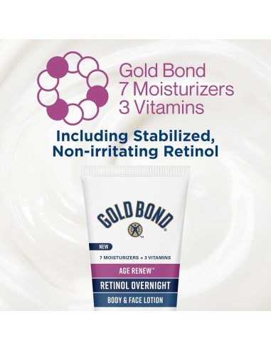 Loción Gold Bond Age Renew Retinol 198 ml Hidratante