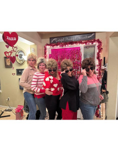 Peluca Mullet Negra Airhostess 45.72 cm para Fiesta 2