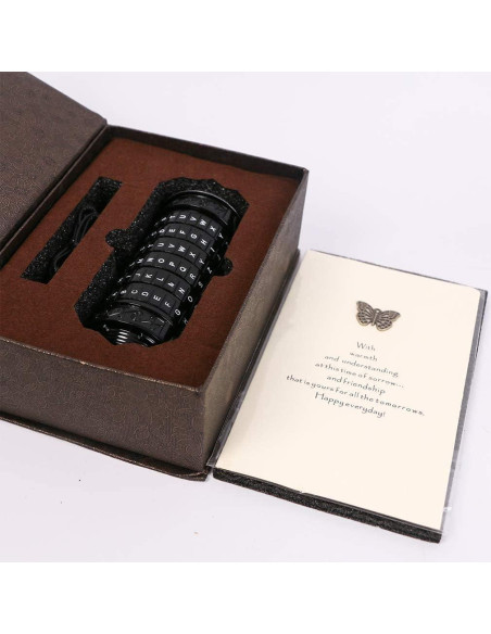 Cryptex Código Da Vinci Mini Seemoo Caja Rompecabezas 18.74cm