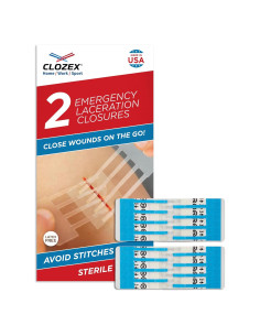 Clozex Cierre de Laceraciones - 2 Cierres Estériles 3,81 cm