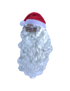 Conjunto de peluca y accesorios de Santa Claus Angelaicos
