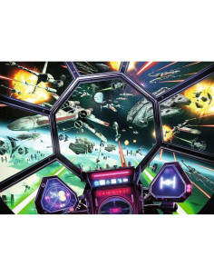 Rompecabezas Ravensburger Star Wars TIE Fighter 1000 Piezas 2