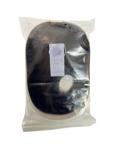 Peluca Sintética Negra URCGTSA 55.88 cm Larga con Flequillo