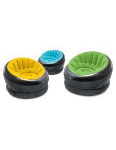 Silla Inflable INTEX 68582EP Aterciopelada Multicolor
