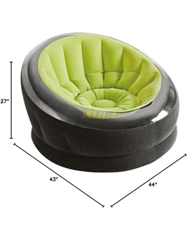 Silla Inflable INTEX 68582EP Aterciopelada Multicolor