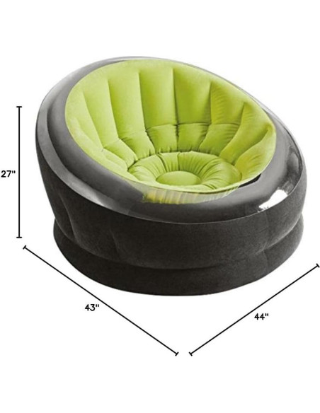 Silla Inflable INTEX 68582EP Aterciopelada Multicolor