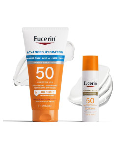 Protector Solar Eucerin SPF 50 + Hidratación Ácido Hialurónico