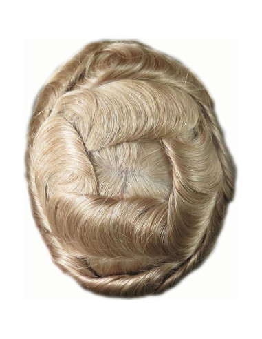 Toupee para hombres Hair Nature 20x25cm cabello humano rubio