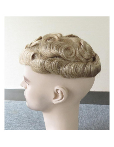 Toupee para hombres Hair Nature 20x25cm cabello humano rubio