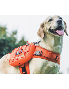 Mochila Táctica para Perros OneTigris Grande Naranja 2