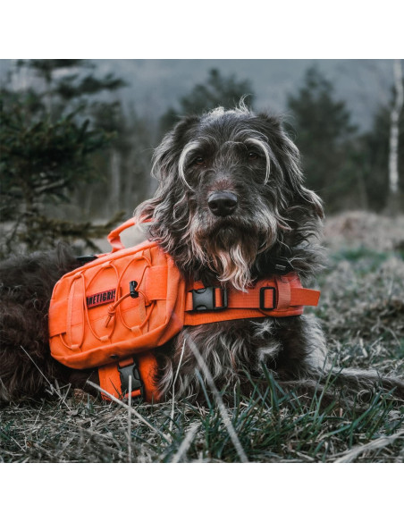 Mochila Táctica para Perros OneTigris Grande Naranja