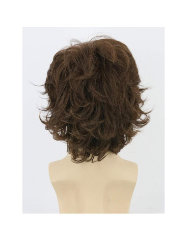 Peluca Hombre Retro Castaña 70s + Gorro y Barba