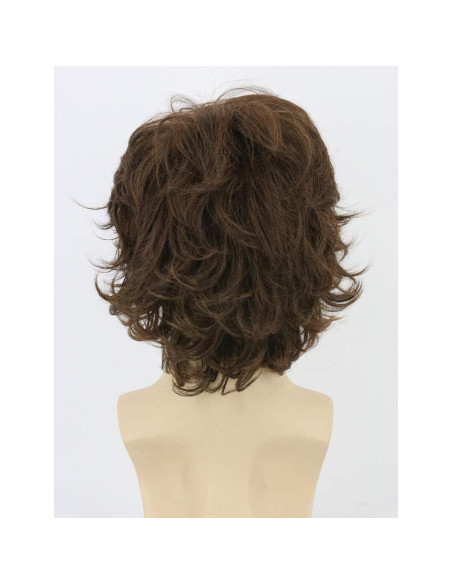 Peluca Hombre Retro Castaña 70s + Gorro y Barba