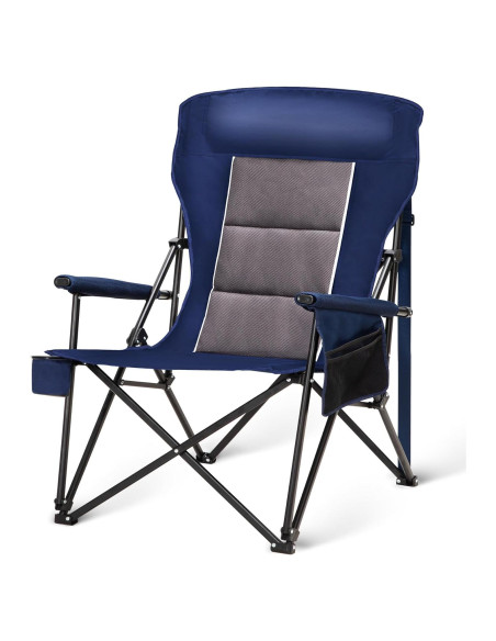 Silla de Camping LET'S CAMP Plegable Respaldo Alto 226.8 kg