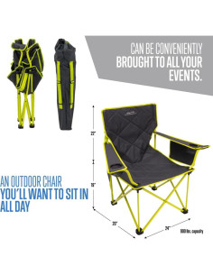 Silla de Camping ALPS Mountaineering King Kong Plegable 2