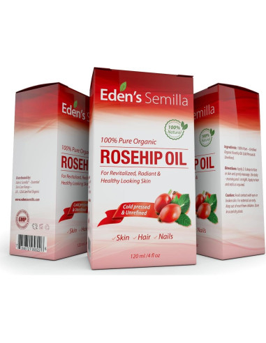 Aceite de Rosa Mosqueta 100% Orgánico Eden's Semilla 118 ml