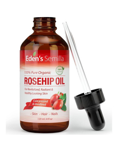 Aceite de Rosa Mosqueta 100% Orgánico Eden's Semilla 118 ml