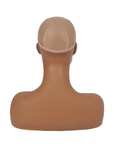 Cabeza de maniquí femenino JINGFA con hombros 38x22cm