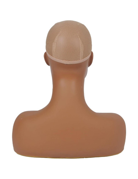 Cabeza de maniquí femenino JINGFA con hombros 38x22cm