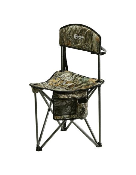 Taburete PORTAL Triángulo Plegable con Respaldo Camo