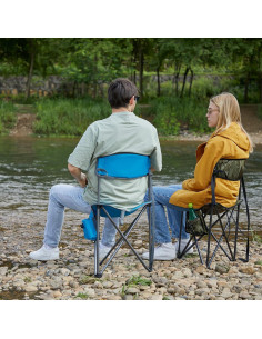 Taburete PORTAL Triángulo Plegable con Respaldo Camo 2