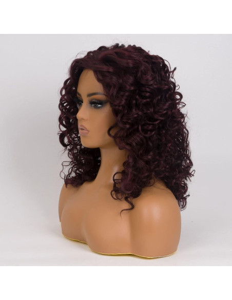 Cabeza de maniquí femenino JINGFA con hombros 38x22cm