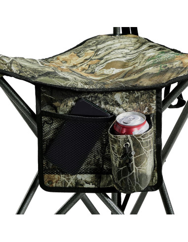 Taburete PORTAL Triángulo Plegable con Respaldo Camo