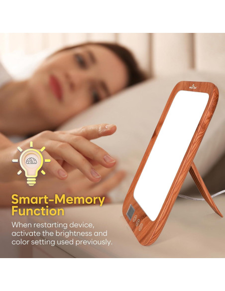 Lámpara de Terapia de Luz Easy@Home ELT-492-WG 10000 Lux