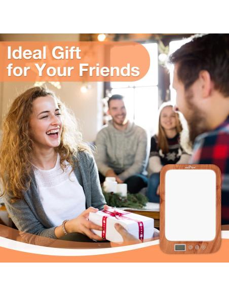 Lámpara de Terapia de Luz Easy@Home ELT-492-WG 10000 Lux